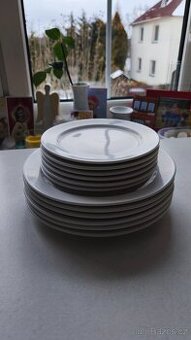 Bílý servis - talíř malý, velký, polevkový