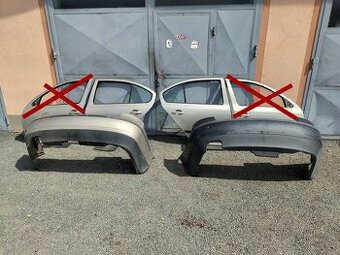 Zadní dveře, nárazník Octavia II - sedan - 9201