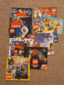 TOP sbírka 10x LEGO katalogů (1990–1997 kompletní řada + 201