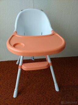1) dětská jídelní židlička DOLU