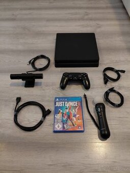 PS4 Slim + Move + Kamera V2 + taneční hra