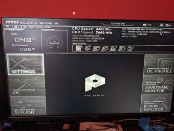 Intel i5 8400 + msi deska s grafikou