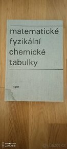 Starší matematické,fyzikální a chemické tabulky