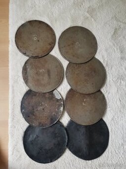 8x staré plechy na frgály - 1