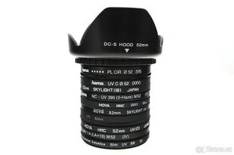 Filtry mix. 10ks 52mm + clona