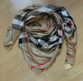 Béžový šátek Burberry - 1
