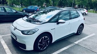 VW ID.3 Pro 150 kW, bat. 58 kWh netto, bez nehod