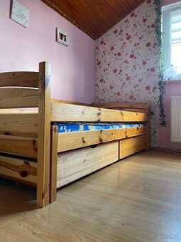 Dětská postel s přistýlkou