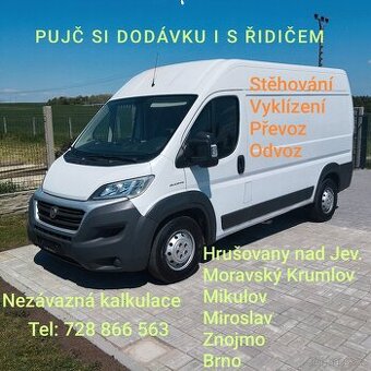 Pujč si dodávku i s řidičem, stěhování, vyklizení