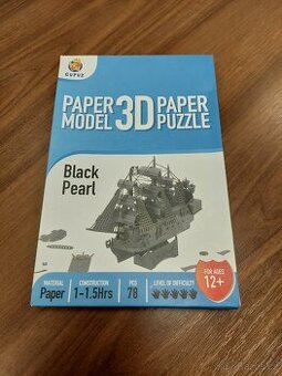 3D papírový model Černé perly