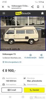 Prodám vedací střechu, hrbáče na VW T3 Westfalia