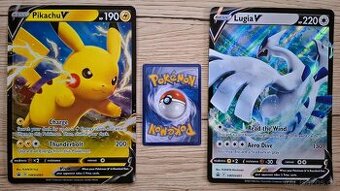 Pokémon karty velké / jumbo / XXL ORIGINÁLNÍ