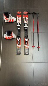 Dětský set Rossignol lyže, boty, hůlky