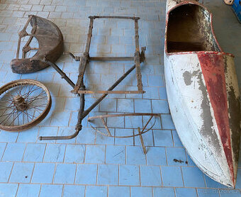 Sidecar sajda Jawa Praga Ariel a další