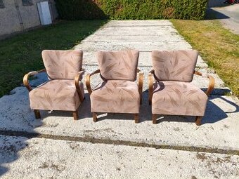 Halabala 3křesla  koktejlky,romantiky