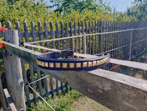 Čelenka zlatá na předváděcí uzdečku, full