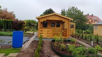 Dřevěný zahradní domek Daniel 350 x 560 cm, 44 mm