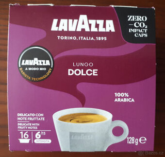 Káva Lavazza Lungo Dolce 100% Arabica - kapsle do kávovaru