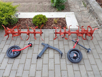 vari - rotavátor, vodící kolo, radlička + nosič // NOVÉ