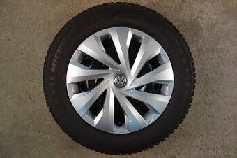 VW Polo, Škoda Fabia, disky 5x100 185/65/15 zimní + poklice