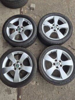 Orig.alu kola Škoda Pegasus 5x112R17"Et-54