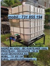 IBC KONTEJNER 1.800,-Kč PROSTĚJOV mob:731 855 194