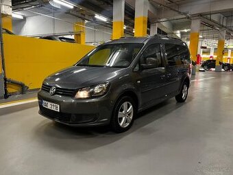 Vw caddy 1.6Tdi Maxi 7.mist/klima/serv.kniha