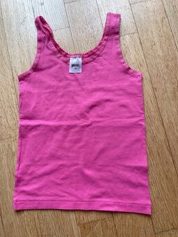 Dívčí tričko Pleas bavlněné na ramínka vel 104 nové