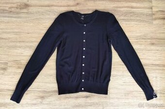 Dámský svetr F&F černý propínací velikost 38