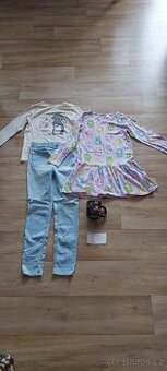 Dívčí šaty, velikost: 134-140