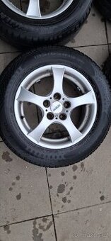 Alu disky r15 5x112 195/65 letní pneu 5mm