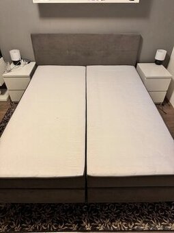 Boxspring postel