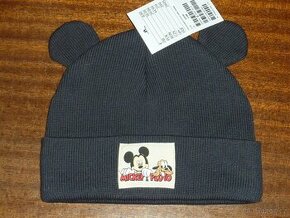 Nová-H&M-Zimní čepice s Mickey Mouse 2-6 Měsíců