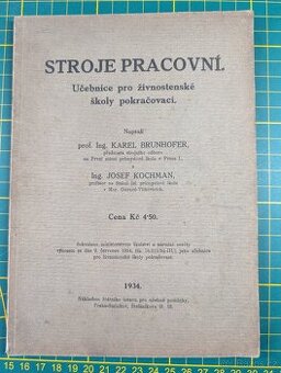 Stroje pracovní, 1934
