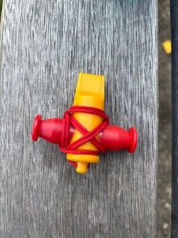 plastová píšťalka s náustkem nepoužité