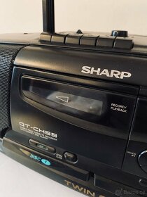 Radiomagnetofon Sharp QT CH88, rok 1991 - 1