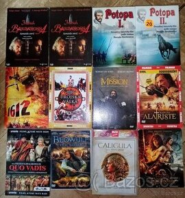 DVD různé historické filmy