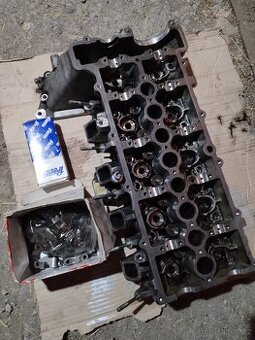 Hlava válců  komplet + kryt ventilů bmw e46 320d 110kw