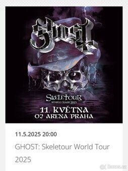 Ghost Praha-stání u podia