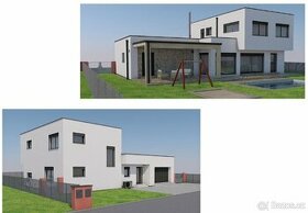 Projekt moderního rodinného domu - 1