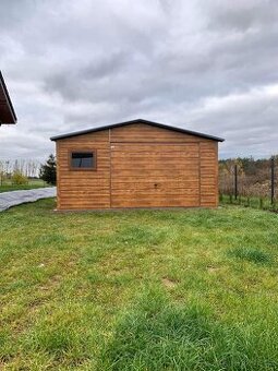 Plechová garáž 5x6m - 1