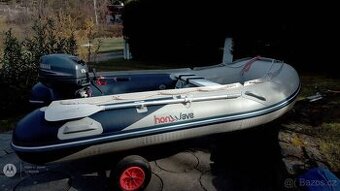 Člun Honda Marine T30 s hliníkovým dnem a motorem