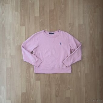 Ralph Lauren Polo růžová mikina s logem | vel. L