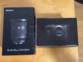 Sony A7CR + Sony FE 24–70mm f/2.8 GM II – jako nové, koupeno