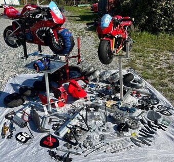 Závodní stáj minibike