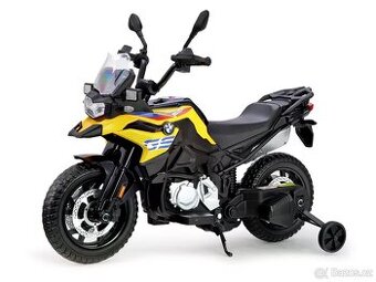 Dětská elektrická motorka BMW F850 GS žlutá