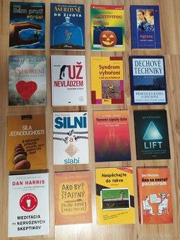 Predám knihy - osobný rozvoj, psychológia, zdravie