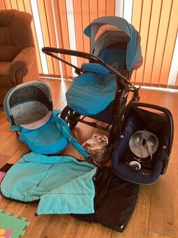 Kočárek X-lander - trojkombinace + fusak