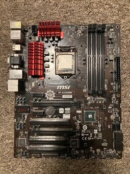 Základní deska MSI Z87-G43 gaming + I5-4460
