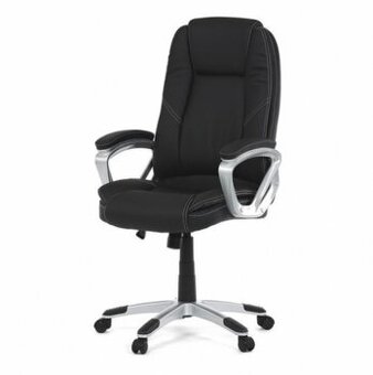 Kancelářské křeslo v černé ekokůži model KA-Y282 BK